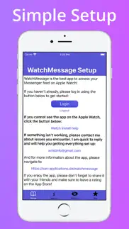 watchmessage for messenger iphone capturas de pantalla 3