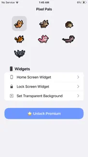 pixel pals widget pet game iphone resimleri 1