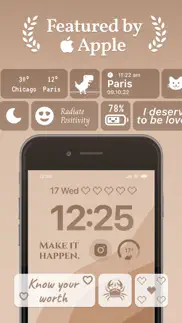 aesthetic widget 16,17 changer iPhone Captures Décran 1