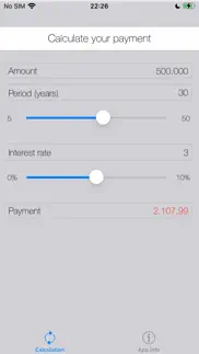 mortgage calculator light iphone images 2