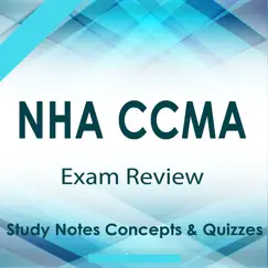nha ccma study guide & exam prep app 2017 logo, reviews