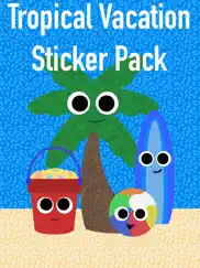 tropical vacation sticker pack ipad images 1