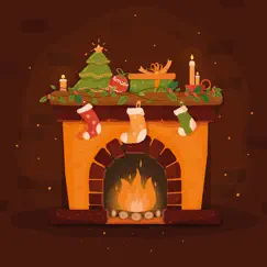 cozy christmas fireplace. logo, reviews