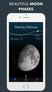 lunar phase widget iPhone Captures Décran 1