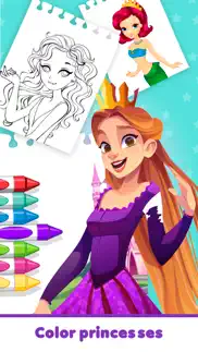 paint princess - coloring book iphone images 1