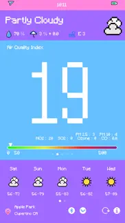 pixel weather - forecast iphone resimleri 4