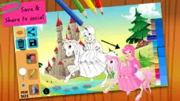 princess fairy tales coloring iphone images 3