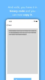 binarrator - binary translator iPhone Captures Décran 4