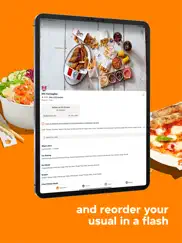 just eat - livraison de plats iPad Captures Décran 4