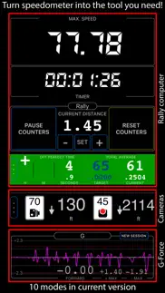 speedometer 55 pro. gps kit. iphone resimleri 3