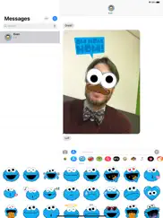 cookie monster stickers ipad capturas de pantalla 3