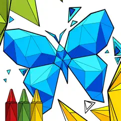 geometric designs coloring logo, reviews