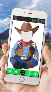 kids cowboy photo montage iphone images 3