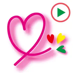 heart animation 2 sticker logo, reviews