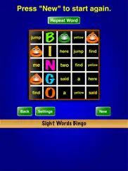 sight words bingo ipad images 1