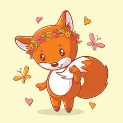 crazy little fox stickers logo, reviews