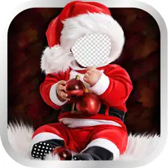 christmas santa photo montage logo, reviews