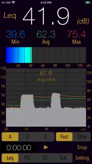 sound level analyzer pro iPhone Captures Décran 1