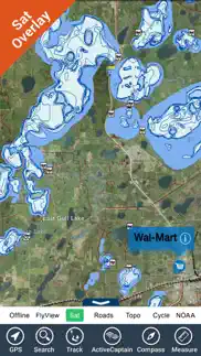maine lakes charts hd - gps fishing maps navigator iphone images 1