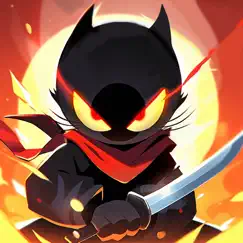 ninja cat - idle arena logo, reviews