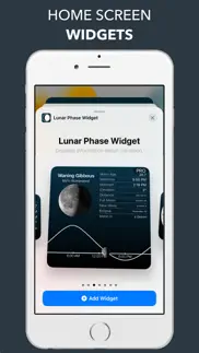 lunar phase widget iPhone Captures Décran 3