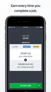 grab driver: app for partners iPhone Captures Décran 2
