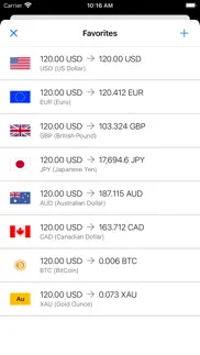 my currency converter & rates iphone resimleri 3