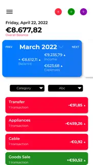 moneda - manage your money iphone resimleri 2