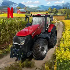 farming simulator 23 netflix logo, reviews