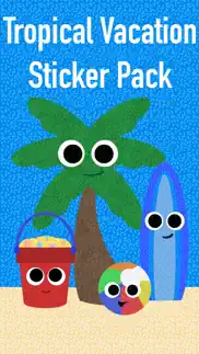 tropical vacation sticker pack iphone images 1