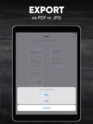 scanner app. scan pdf document ipad images 4
