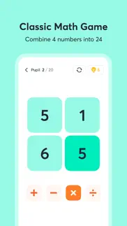 math 24 - mental math cards iPhone Captures Décran 2