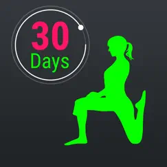 30 day fitness challenges ~ daily workout pro logo, reviews