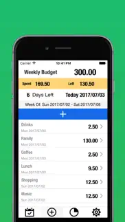 my weekly budget planner - money & expense tracker iphone images 1