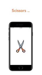 rock paper scissors. iphone images 2