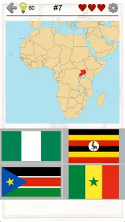 Страны Африки - Африканские столицы, флаги и карта айфон картинки 1