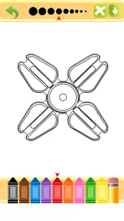 fidget spinner coloring book iphone images 3