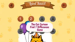 the cat cartoon find 7 differences game iphone images 2