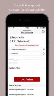 f.a.z. stellenmarkt – ihre app für die jobsuche iphone images 1