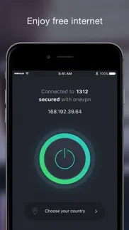onevpn — fast & secure vpn iphone images 1