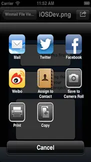 winmail.dat viewer - for ios 10 iphone capturas de pantalla 4