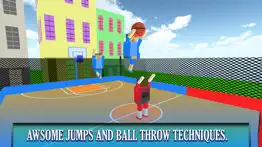 basketball bouncy physics 3d cubic block party war iphone images 2