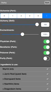 alchemy for skyrim ® iphone images 4