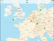 radiation map tracker displays worldwide radiation iPad Captures Décran 2