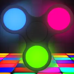 fidget spinner wheel simulator - neon glow toy logo, reviews
