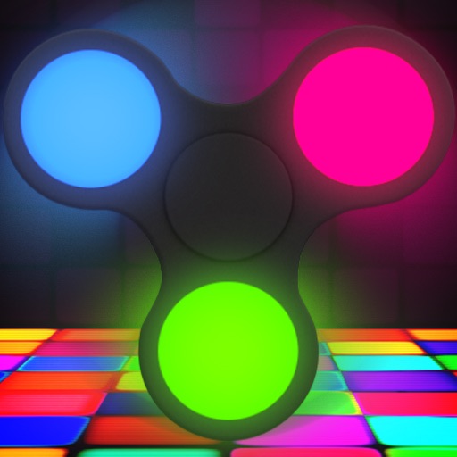 Fidget Spinner Wheel Simulator - Neon Glow Toy app reviews download