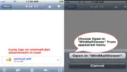 winmail.dat viewer - for ios 10 iPhone Captures Décran 1