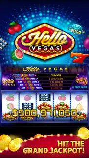 hello vegas slots – mega wins iphone images 1