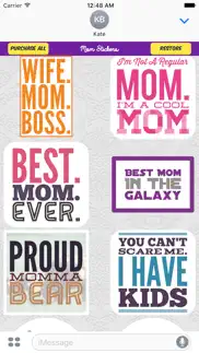mom stickers for imessage iphone images 2