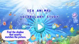 ocean animal vocabulary learning puzzle game iphone images 3